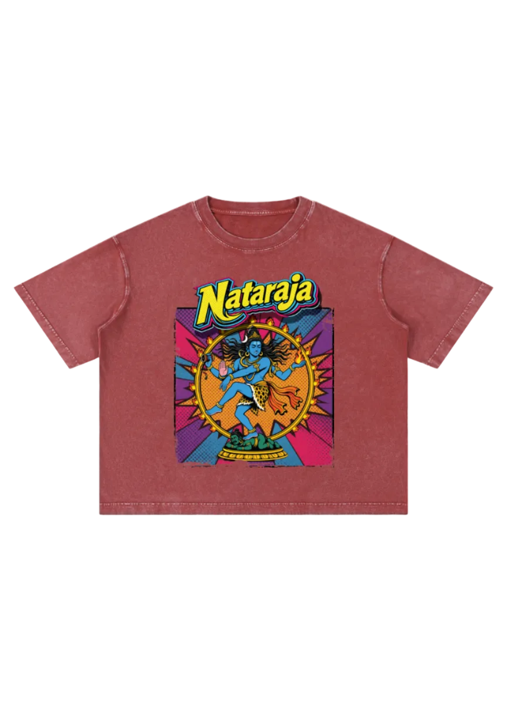 Nataraja Pop Art Yoga Boxy Tee
