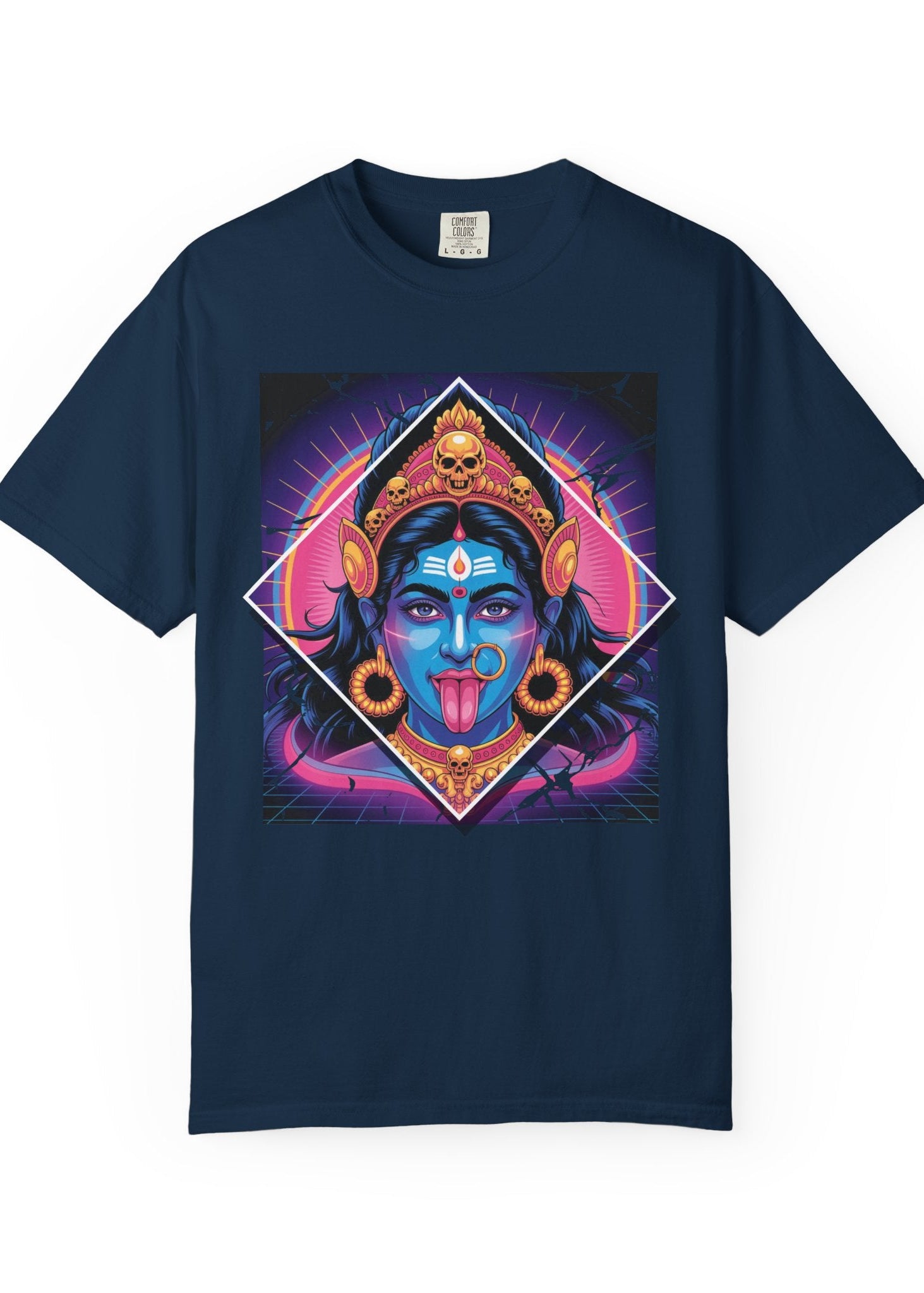 80s Neon Maa Kali Graphic Tee