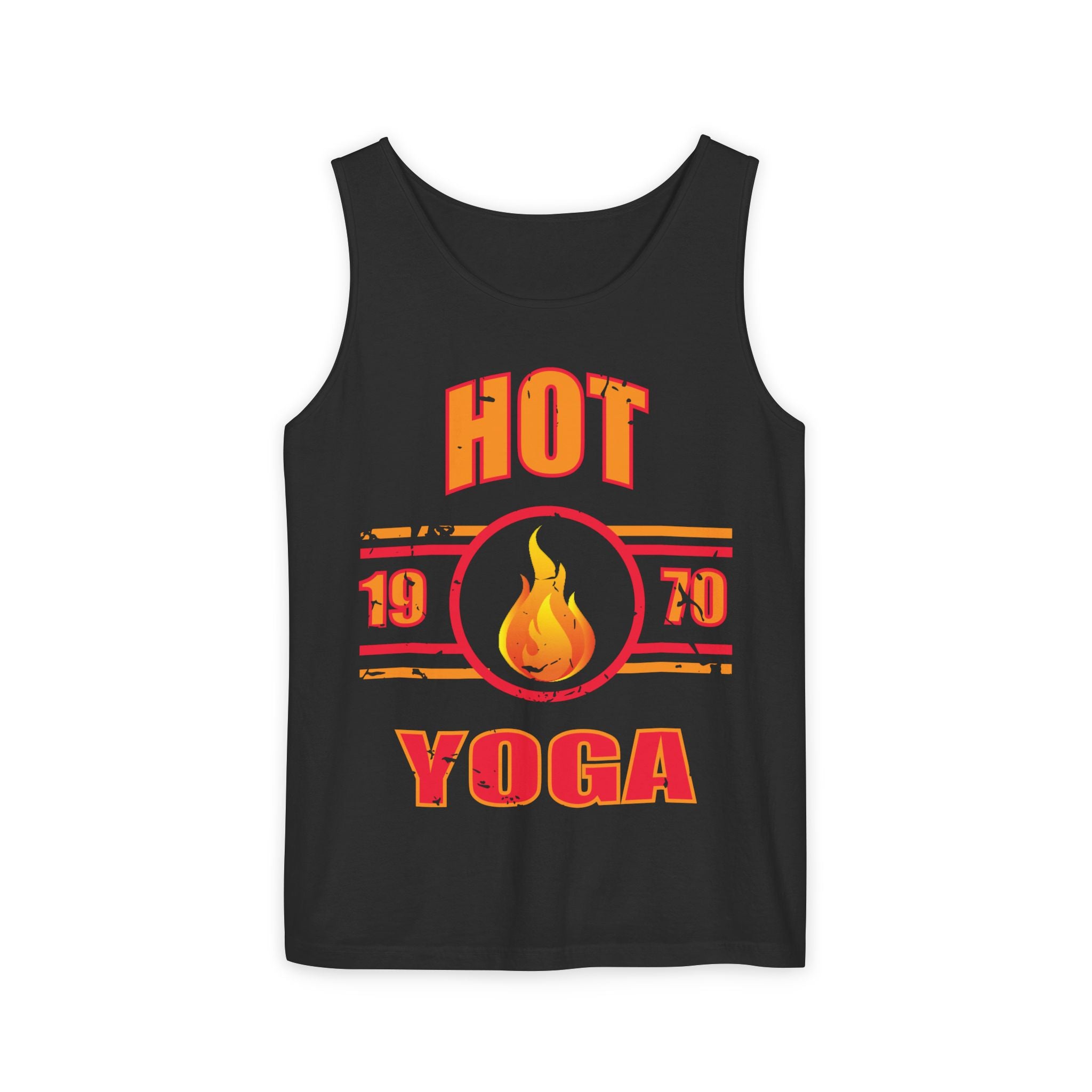 Vintage Hot Yoga Muscle Tank – Retro 1970 Style Fitness Top