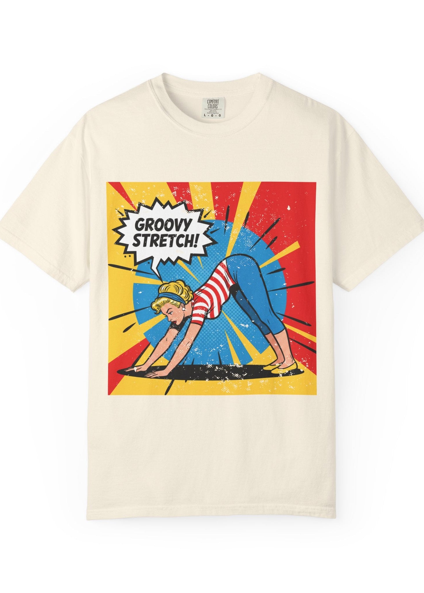 Retro Pop Art Yoga T-Shirt