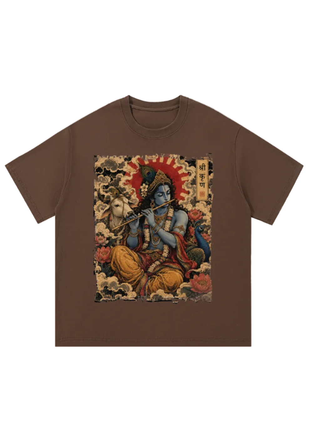 Lord Krishna Tattoo T-Shirt