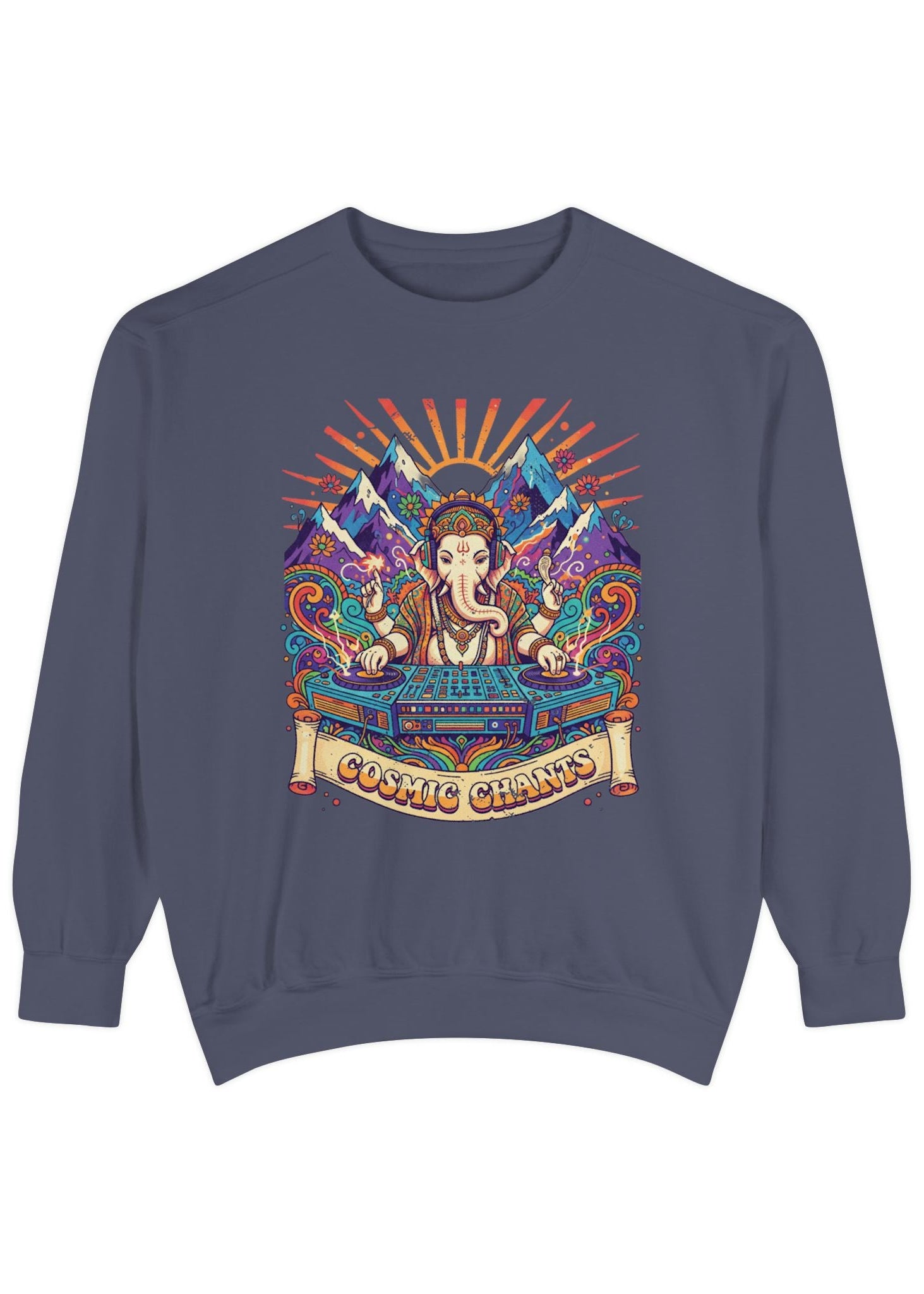 Cosmic Ganesha DJ Sweatshirt