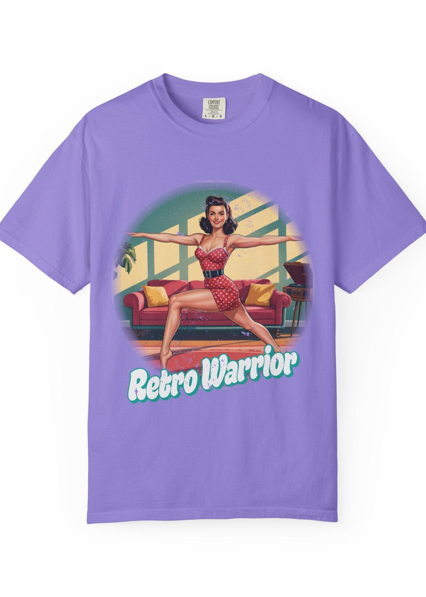 Retro Warrior Yoga T-Shirt