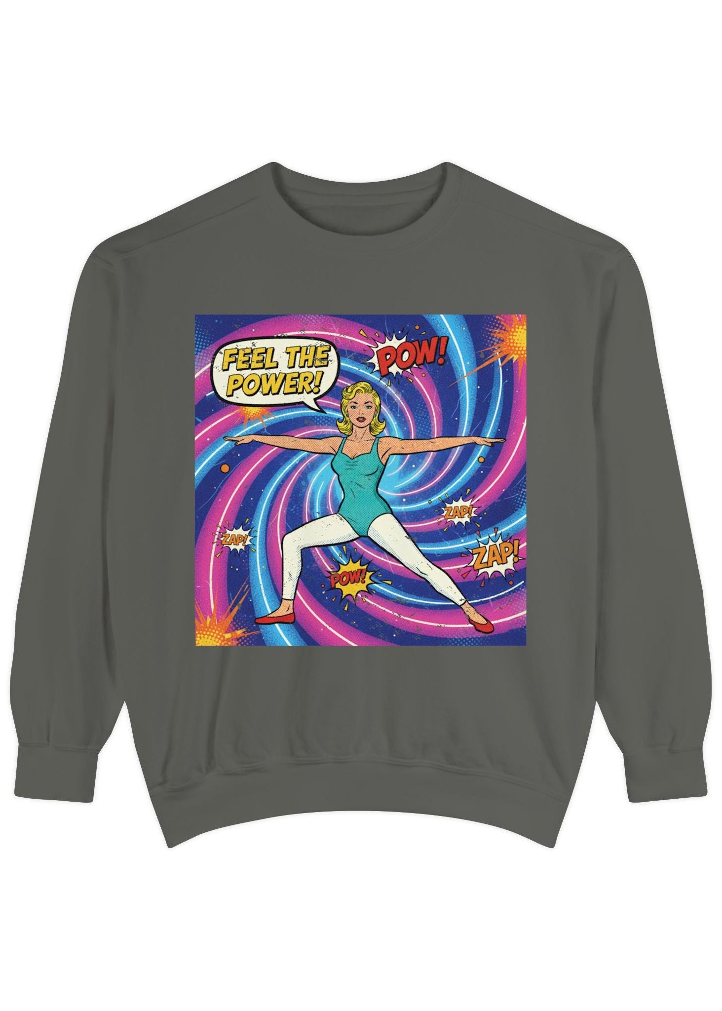 Retro Comic Yoga Sweatshirt