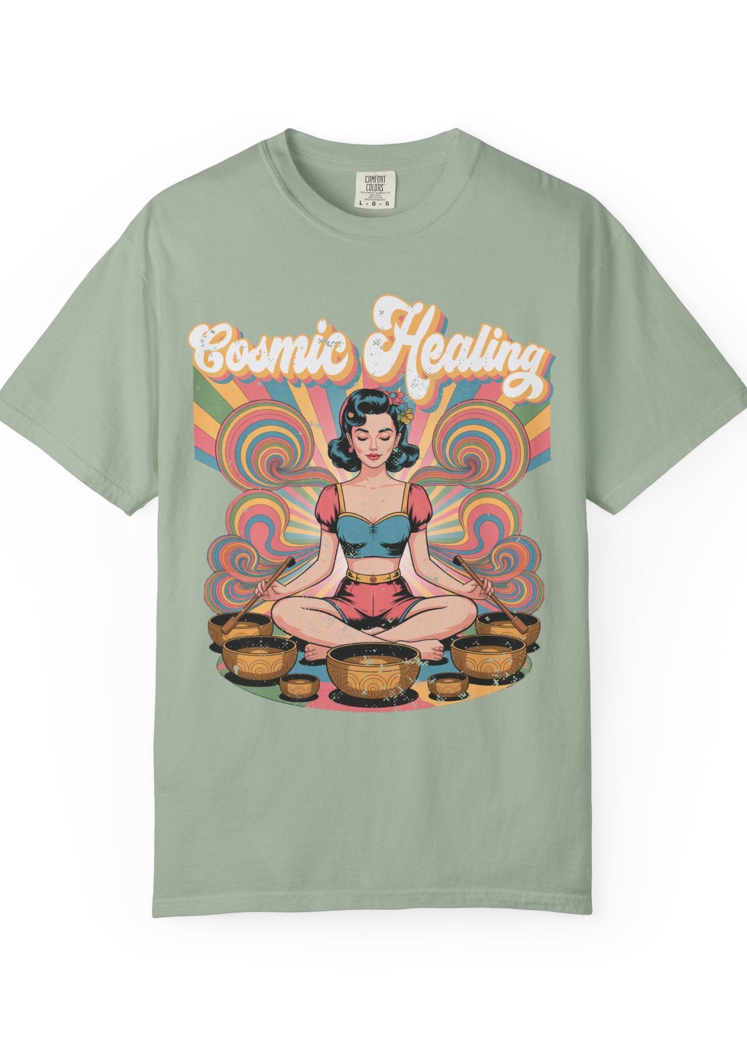 Cosmic Healing Sound Bowl Tee