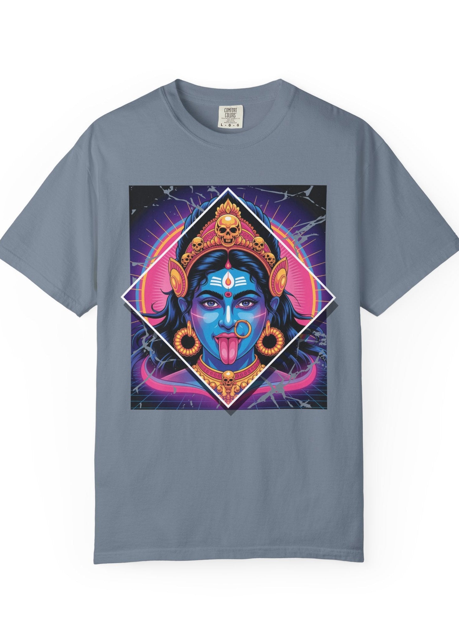 80s Neon Maa Kali Graphic Tee