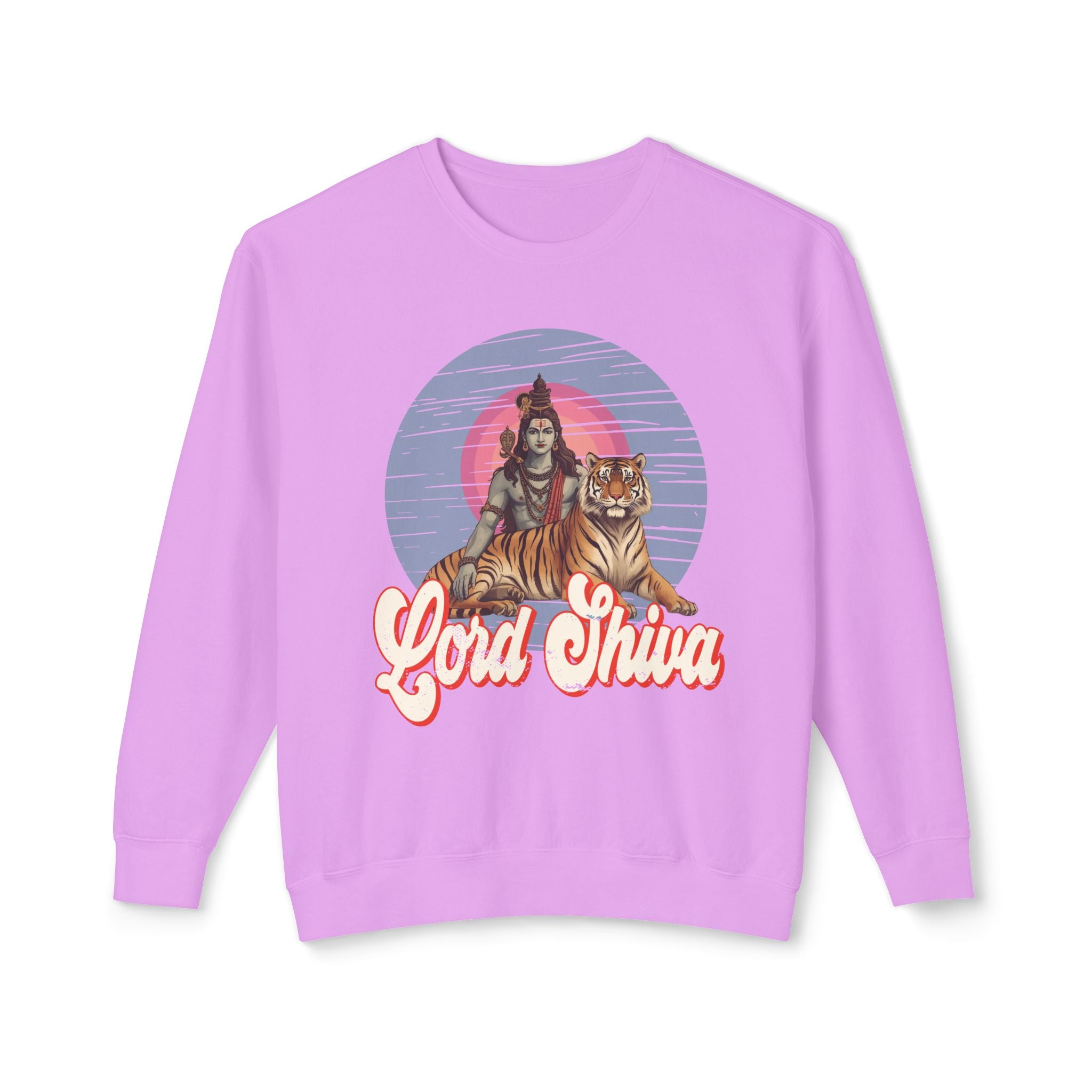 Lord Shiva Sweatshirt – Retro Hindu Spiritual Art Crewneck