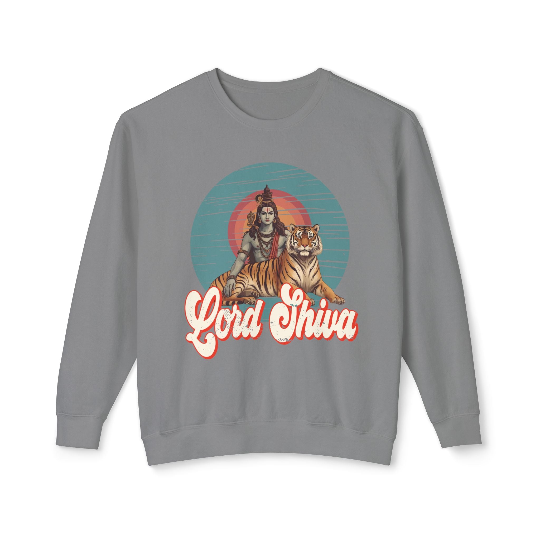 Lord Shiva Sweatshirt – Retro Hindu Spiritual Art Crewneck