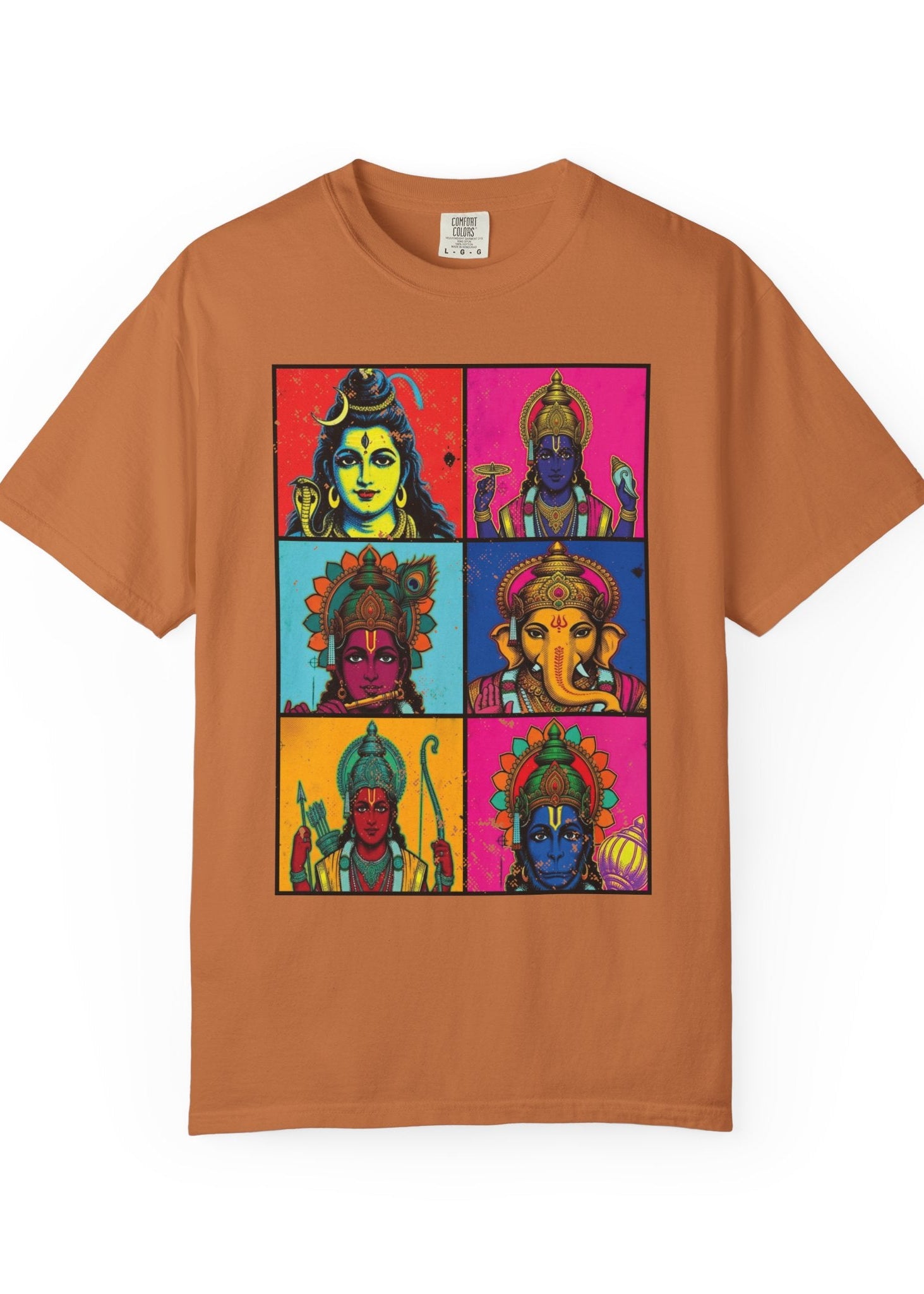 Pop Art Hindu Gods T-Shirt – Krishna, Shiva, Ganesha & More