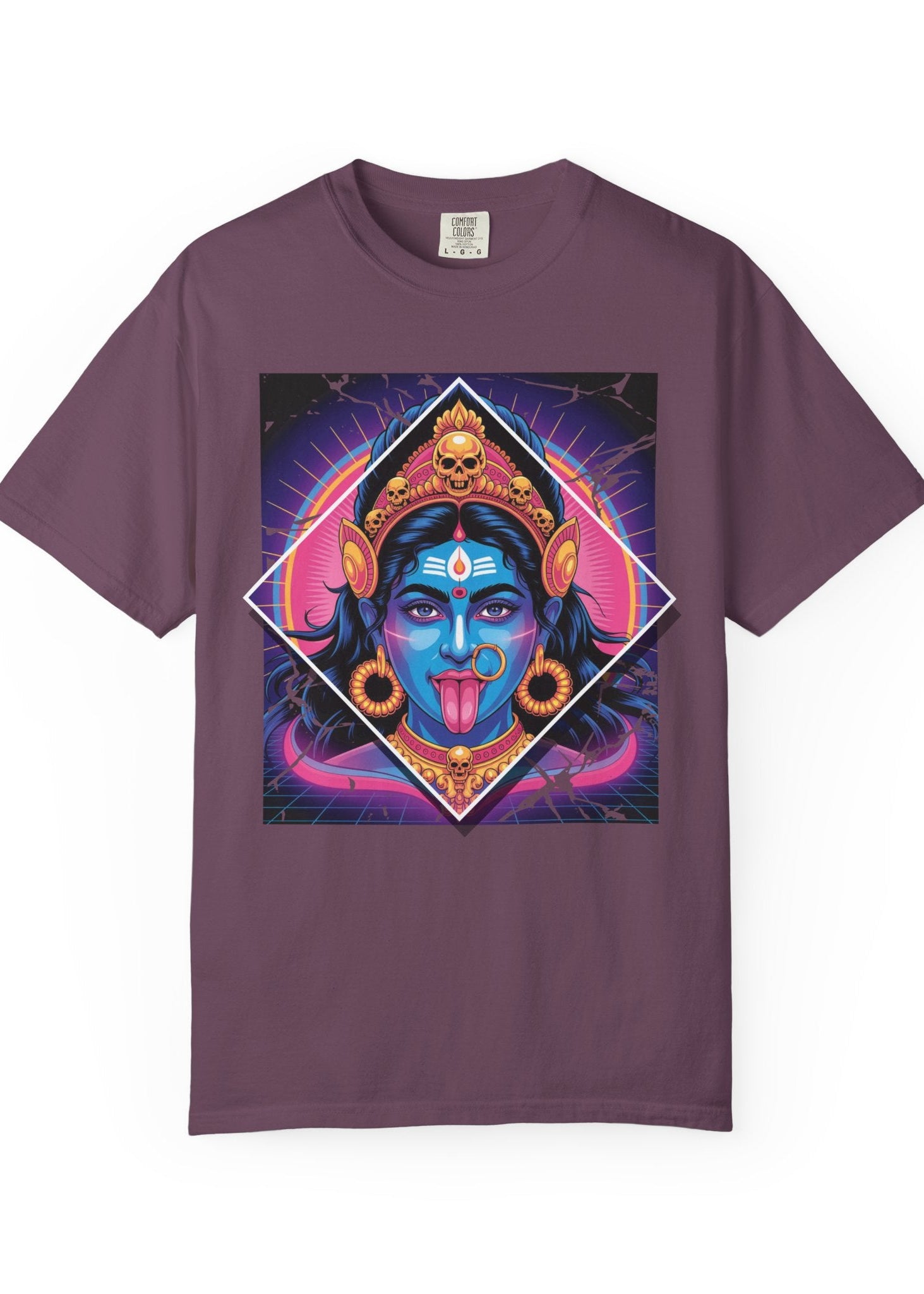 80s Neon Maa Kali Graphic Tee