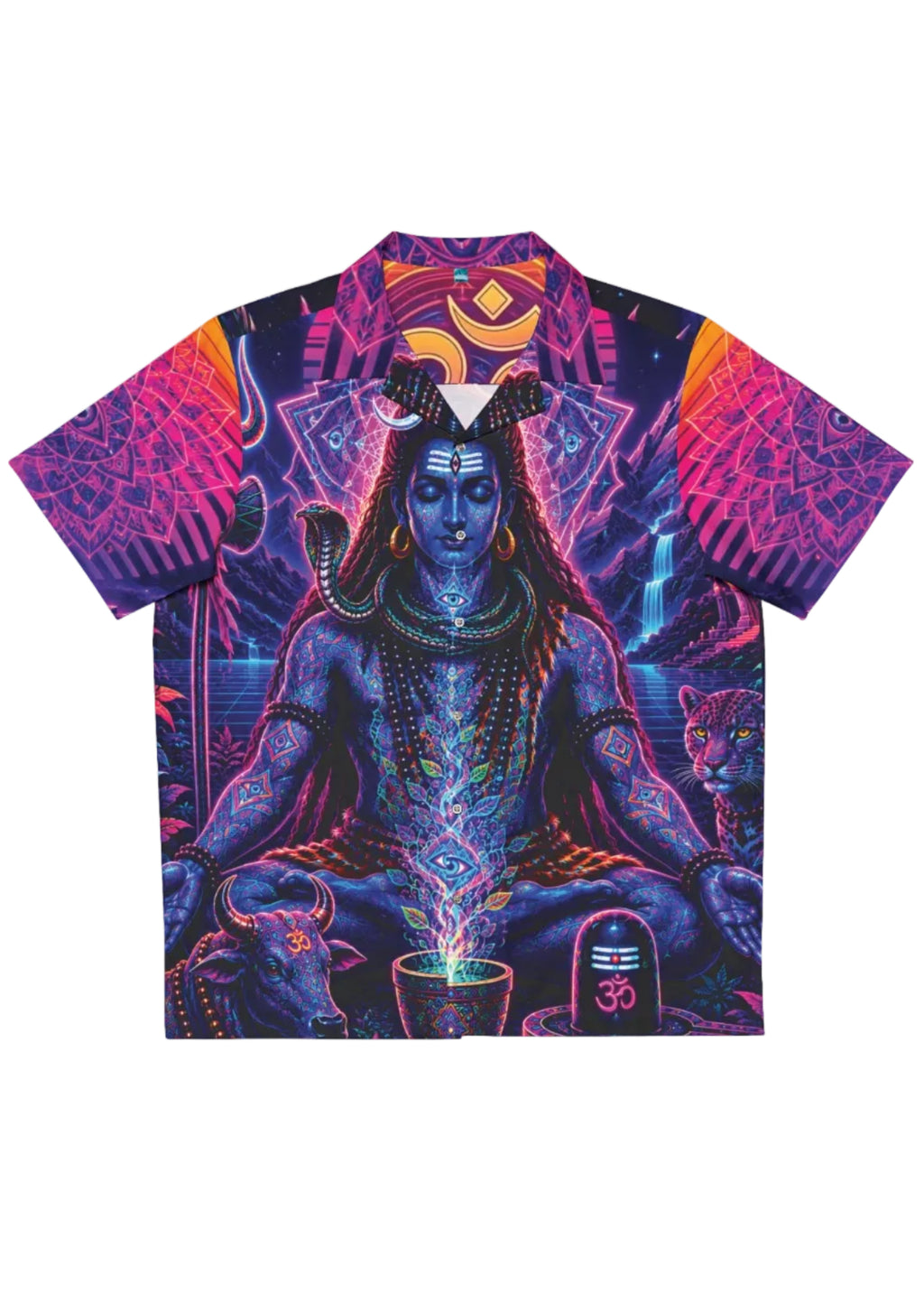Celestial Shiva Shamanic All-Over Print Aloha Shirt