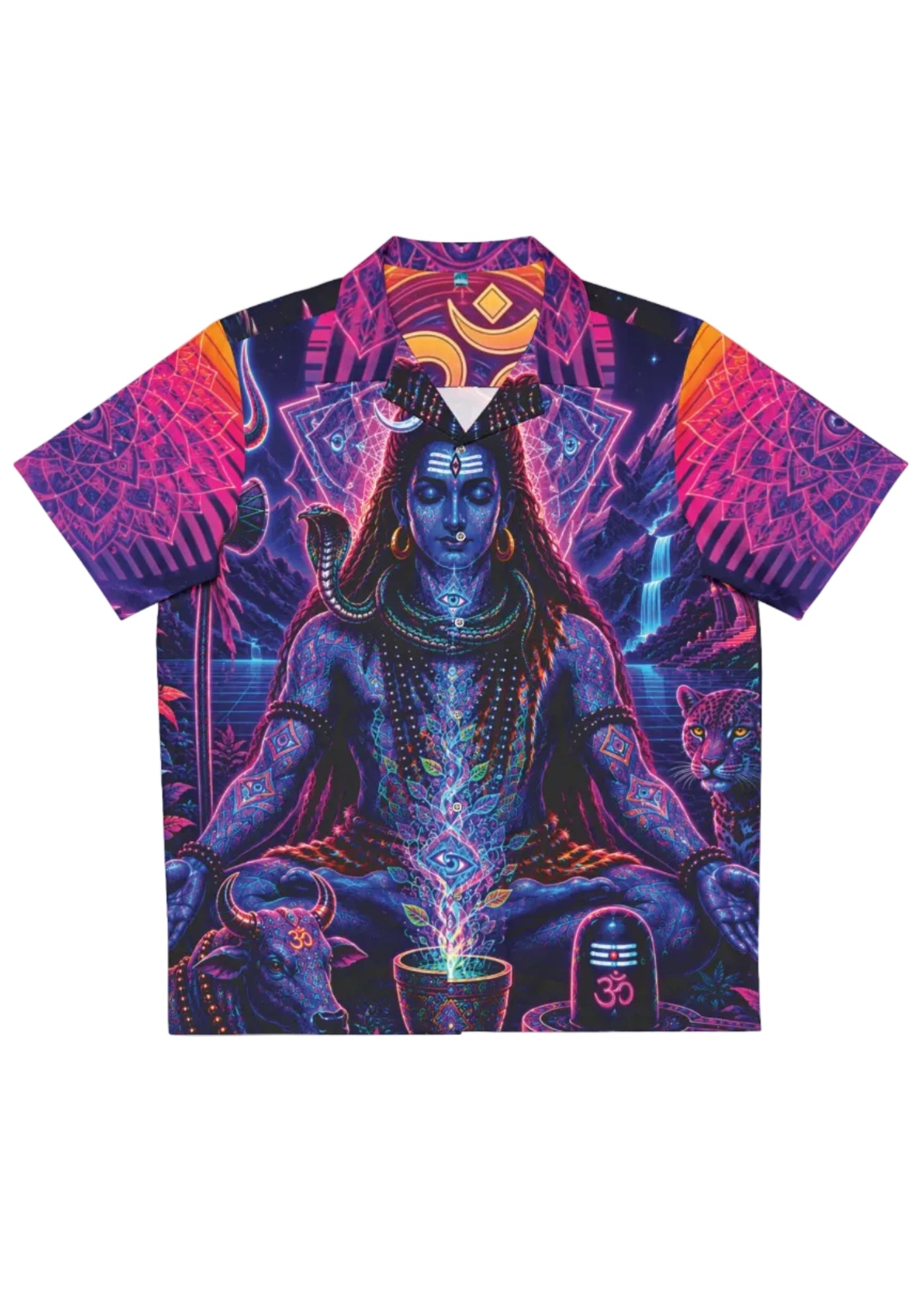 Celestial Shiva Shamanic All-Over Print Aloha Shirt