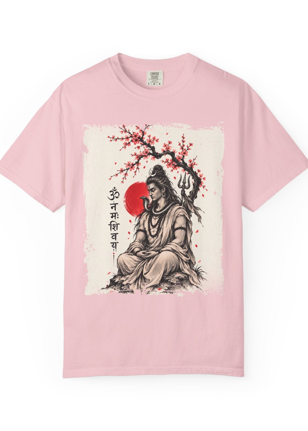 Lord Shiva Sakura Meditation T-Shirt