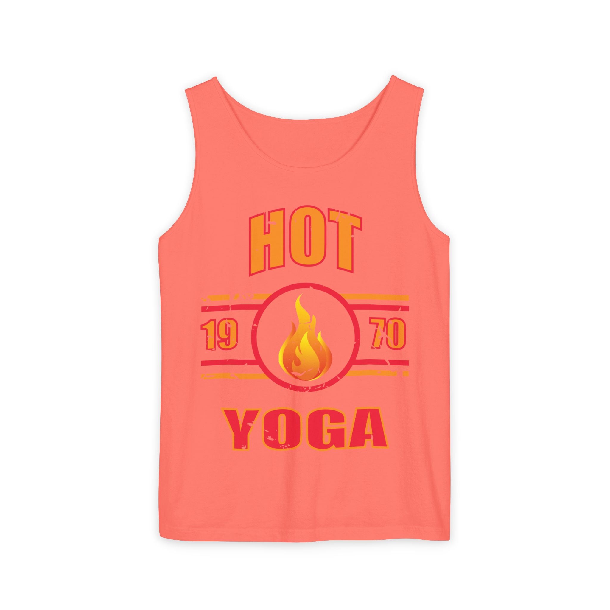 Vintage Hot Yoga Muscle Tank – Retro 1970 Style Fitness Top