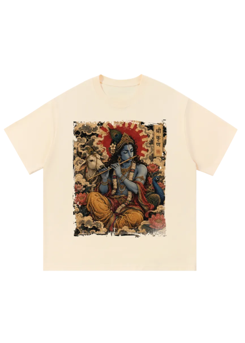 Lord Krishna Tattoo T-Shirt