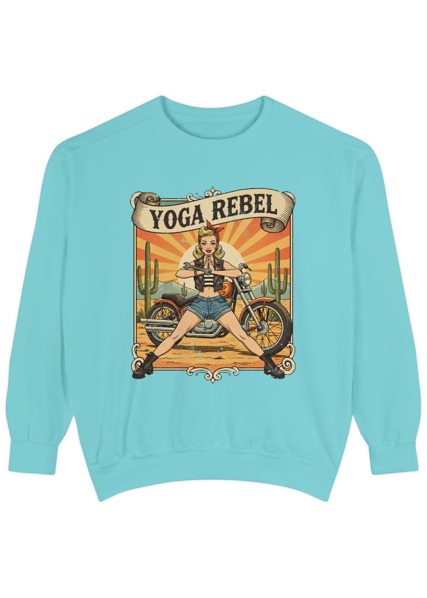 Biker Girl Yoga Pullover