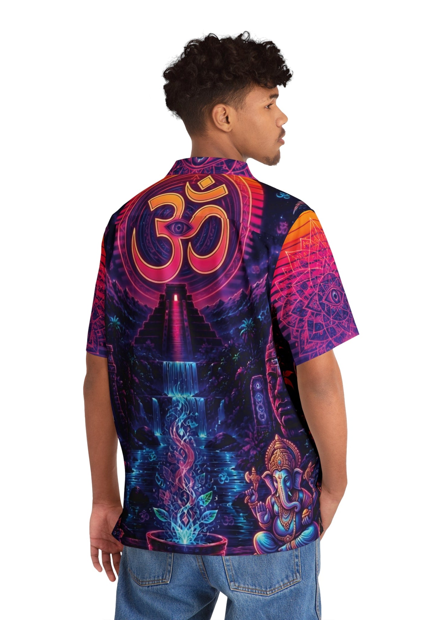 Celestial Shiva Shamanic All-Over Print Aloha Shirt