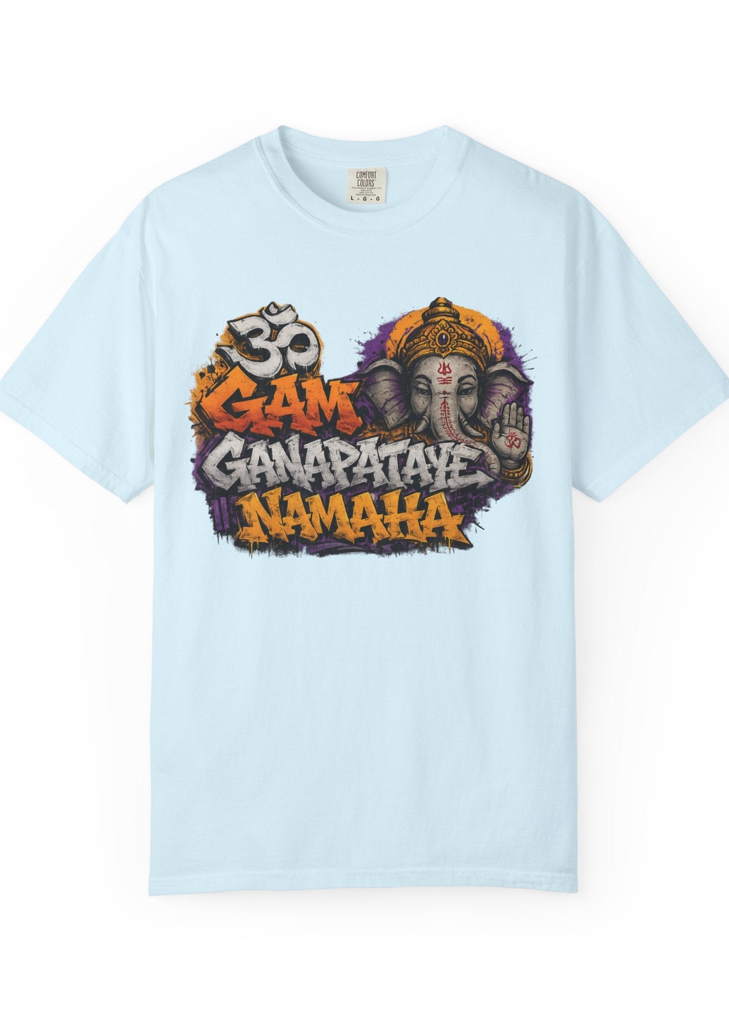 Om Gam Ganapataye Namaha Graffiti Ganesha Tee