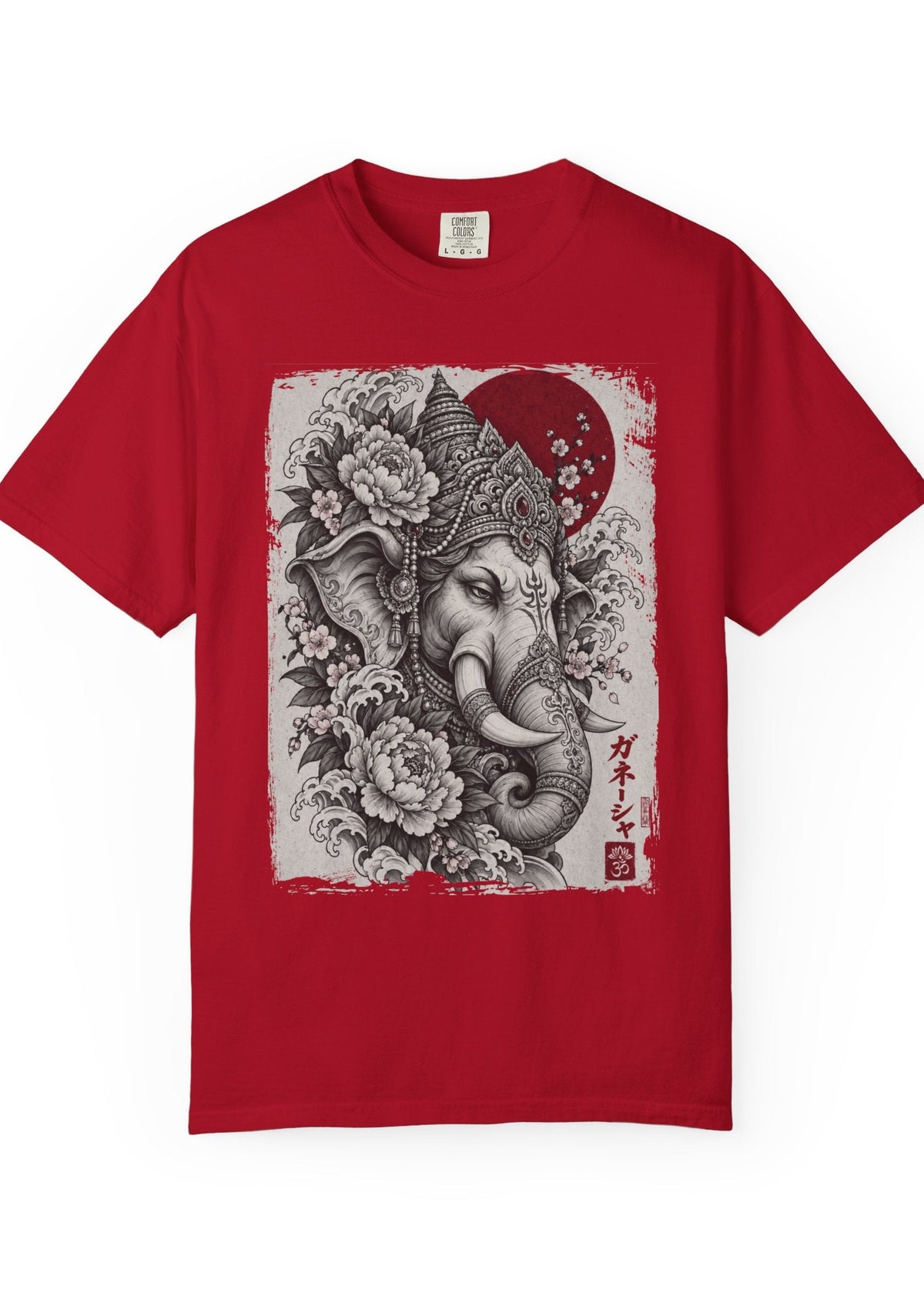 Japanese Ganesha Tattoo Graphic T-Shirt