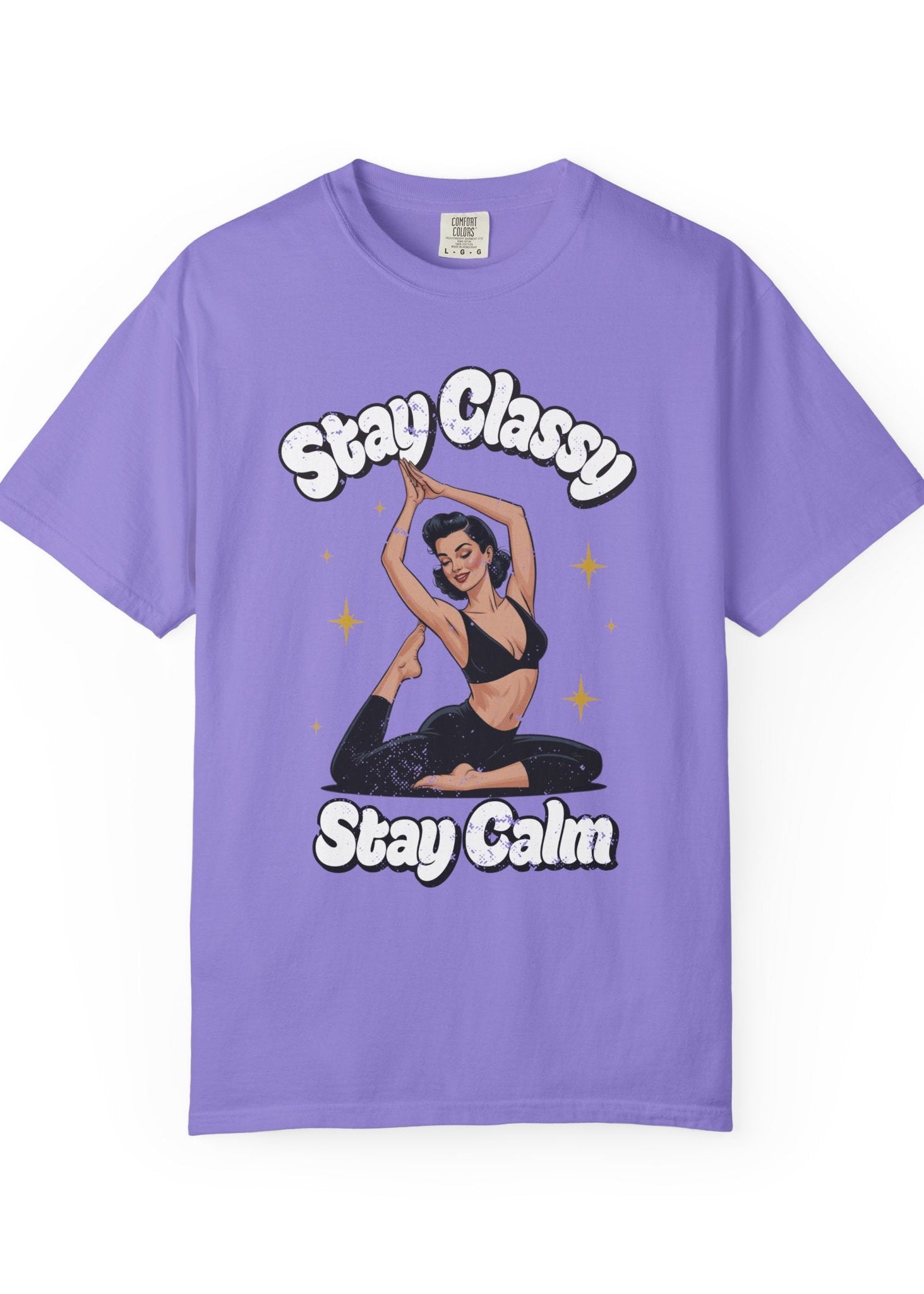 Retro Pinup Yoga T-Shirt
