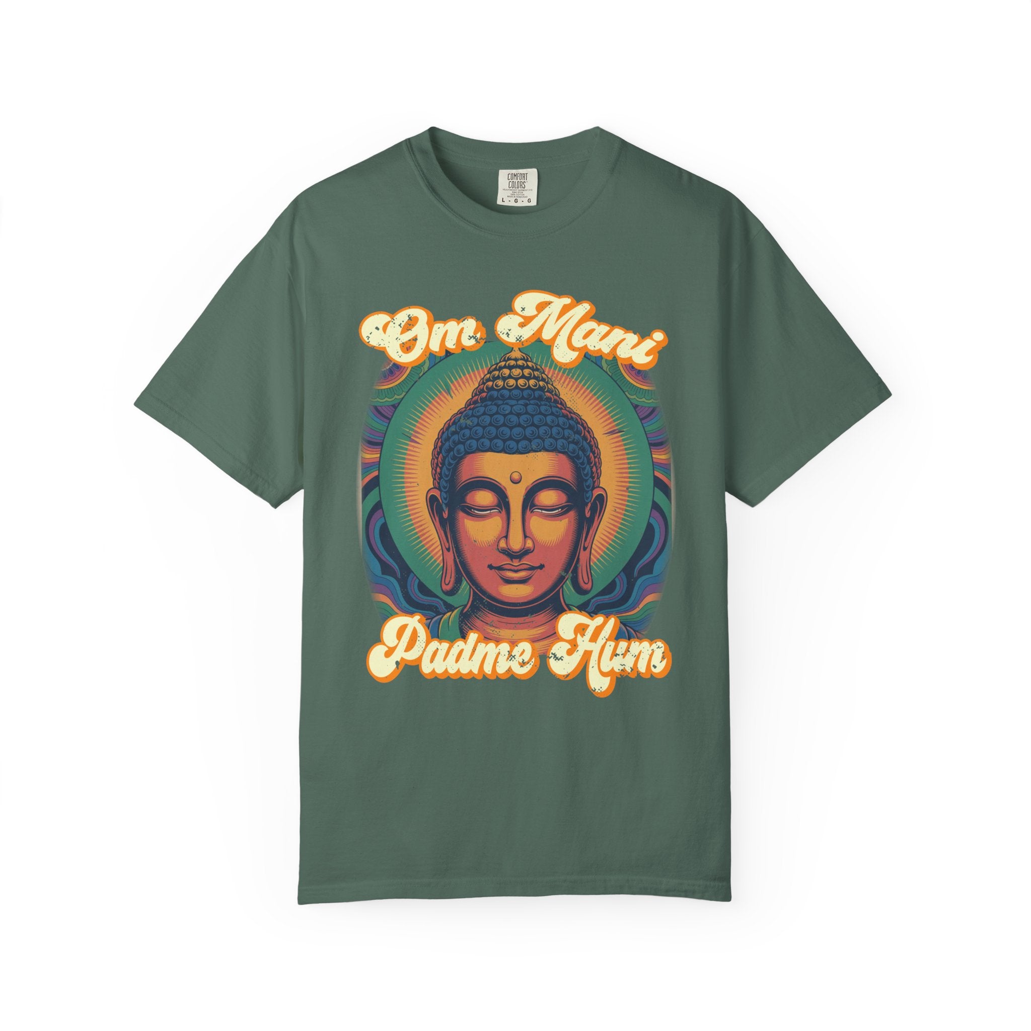Om Mani Padme Hum T-Shirt – Tibetan Buddhist Mantra Meditation Tee