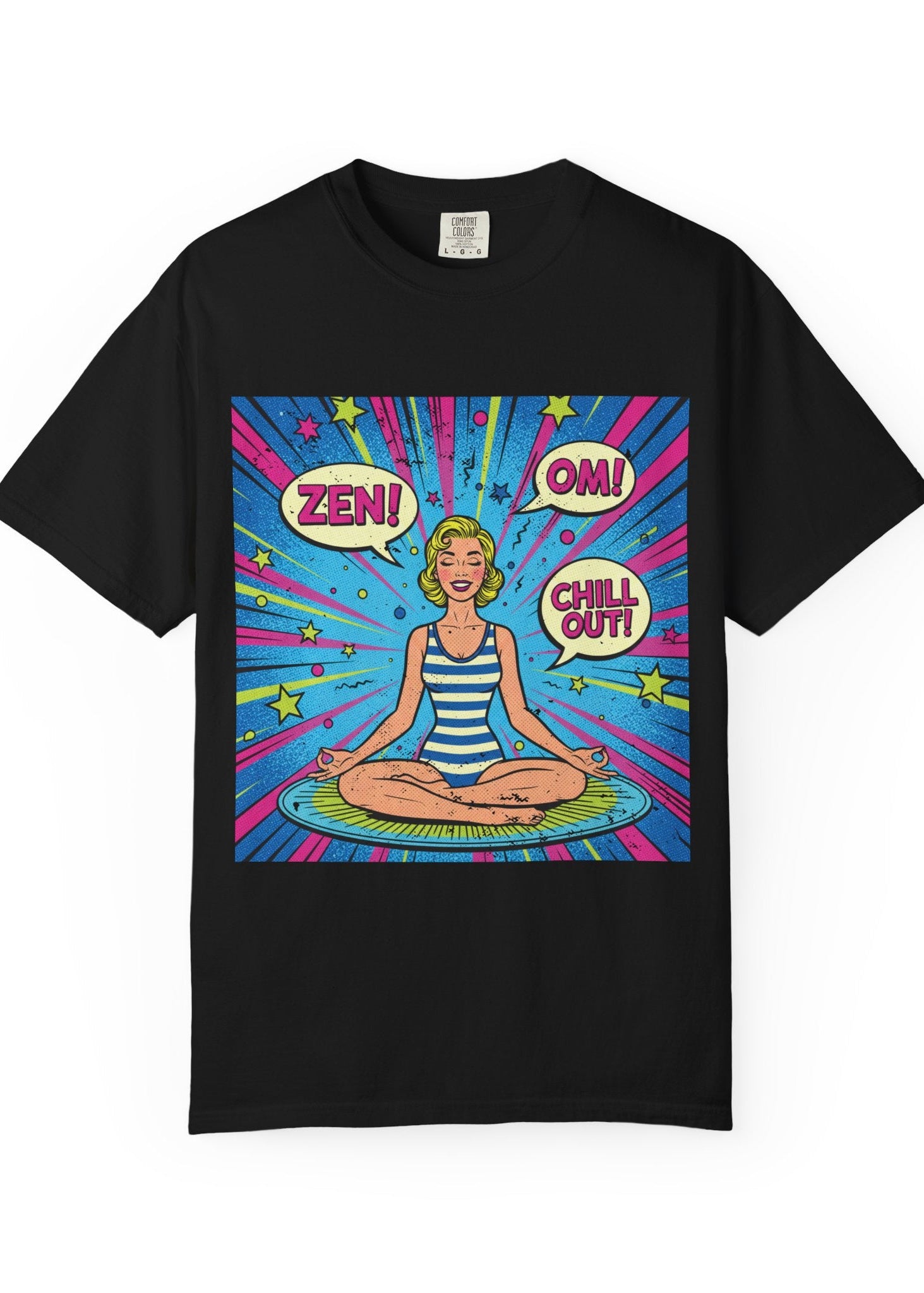 Vintage Zen Pop Art T-Shirt