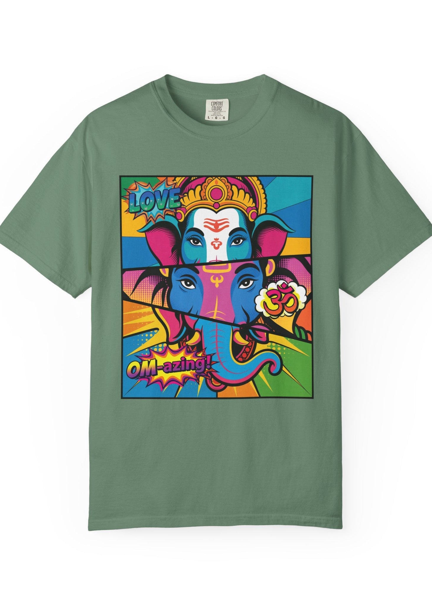 Pop Art Lord Ganesha “OM-azing” T-Shirt