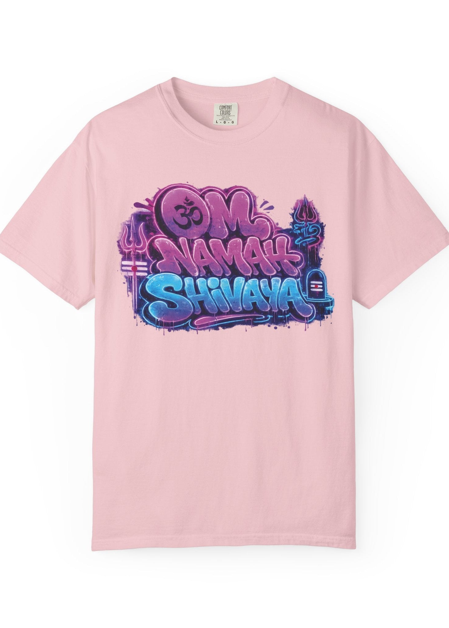 Om Namah Shivaya Neon Graffiti Tee
