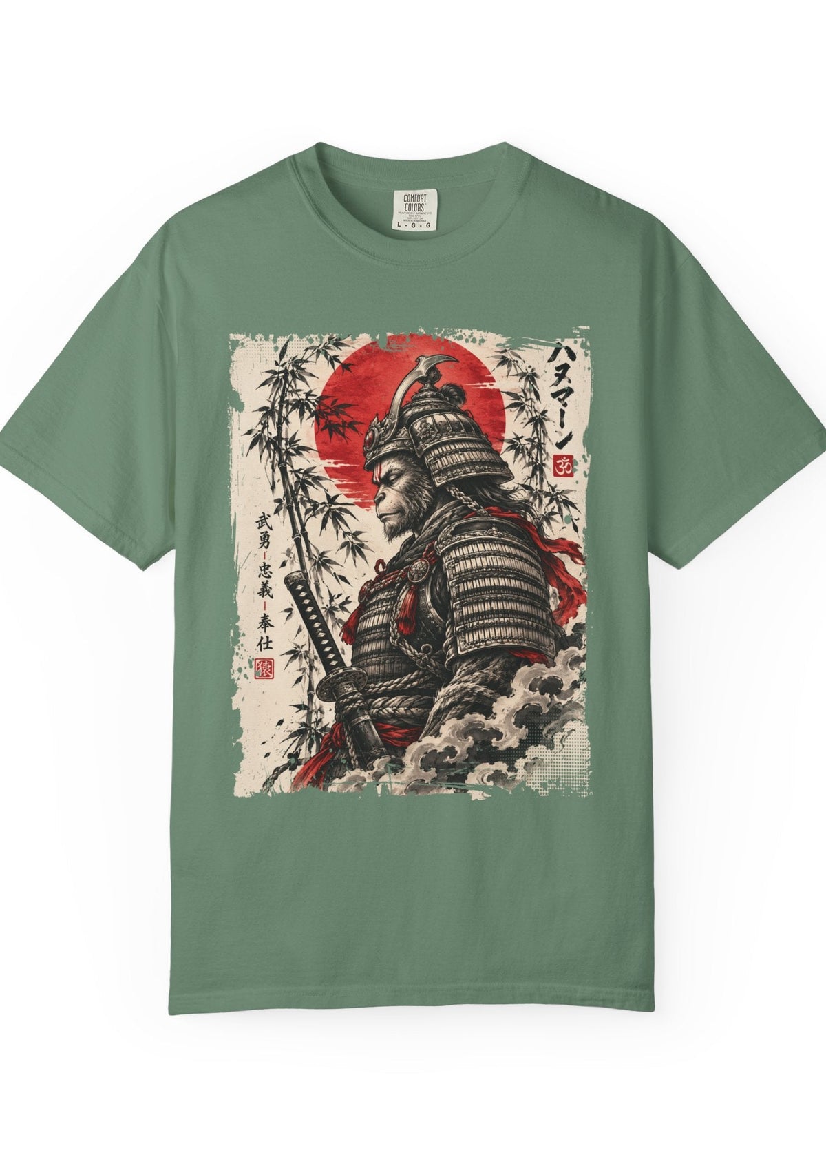 Hanuman Samurai Japanese Tattoo T-Shirt