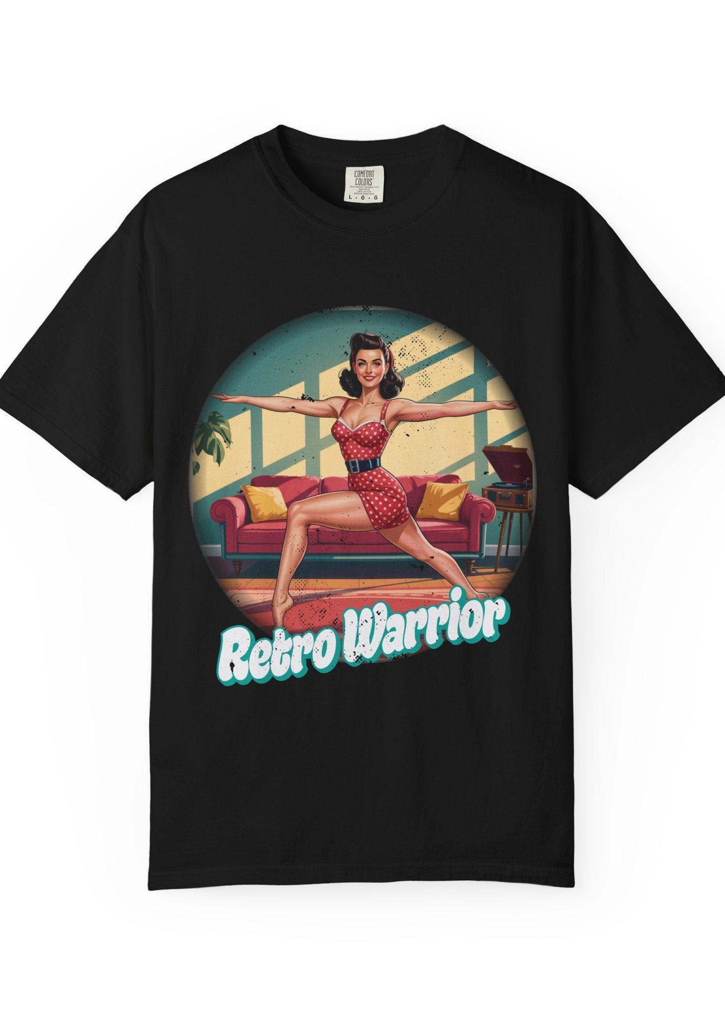 Retro Warrior Yoga T-Shirt