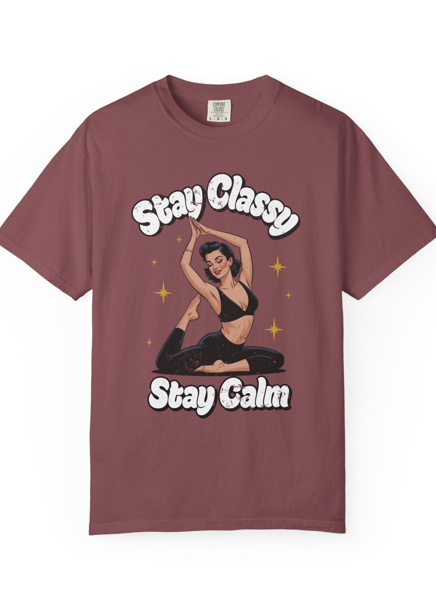 Retro Pinup Yoga T-Shirt