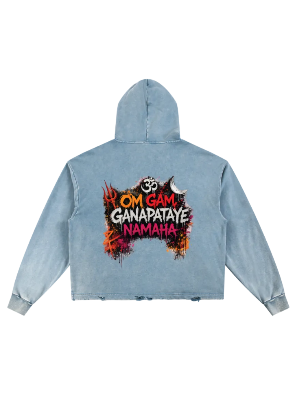 Om Gam Ganapataye Vintage Hoodie