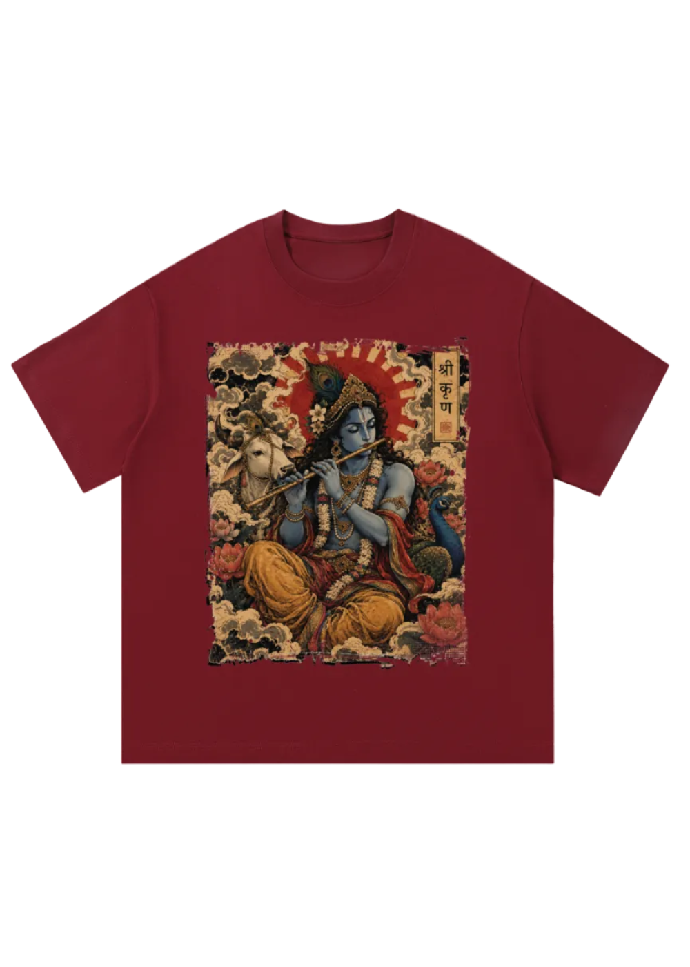 Lord Krishna Tattoo T-Shirt