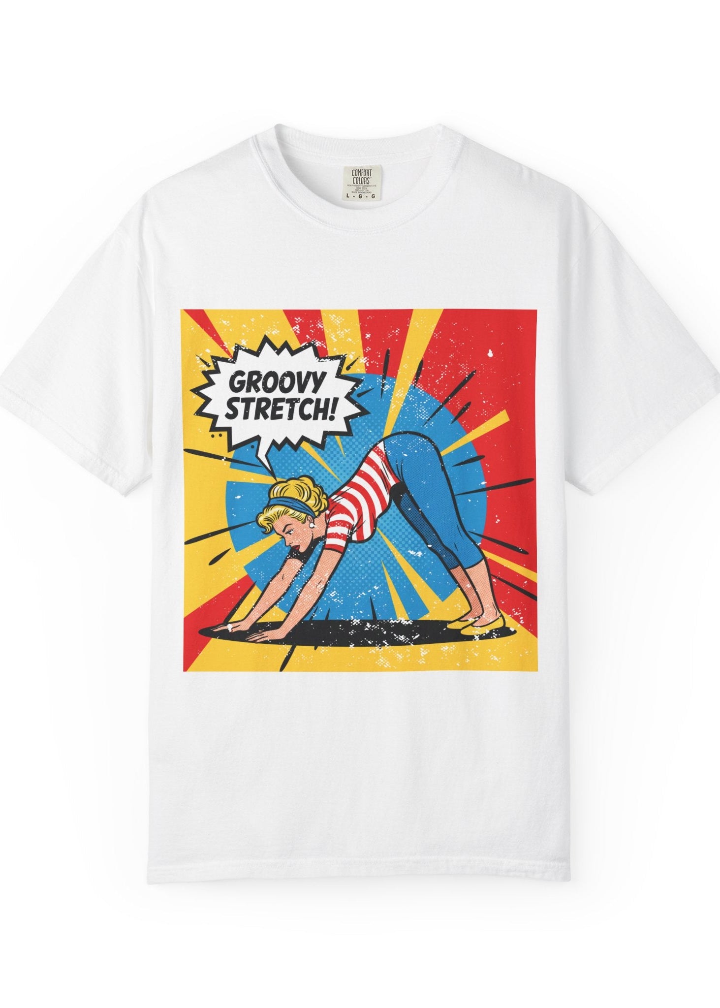 Retro Pop Art Yoga T-Shirt