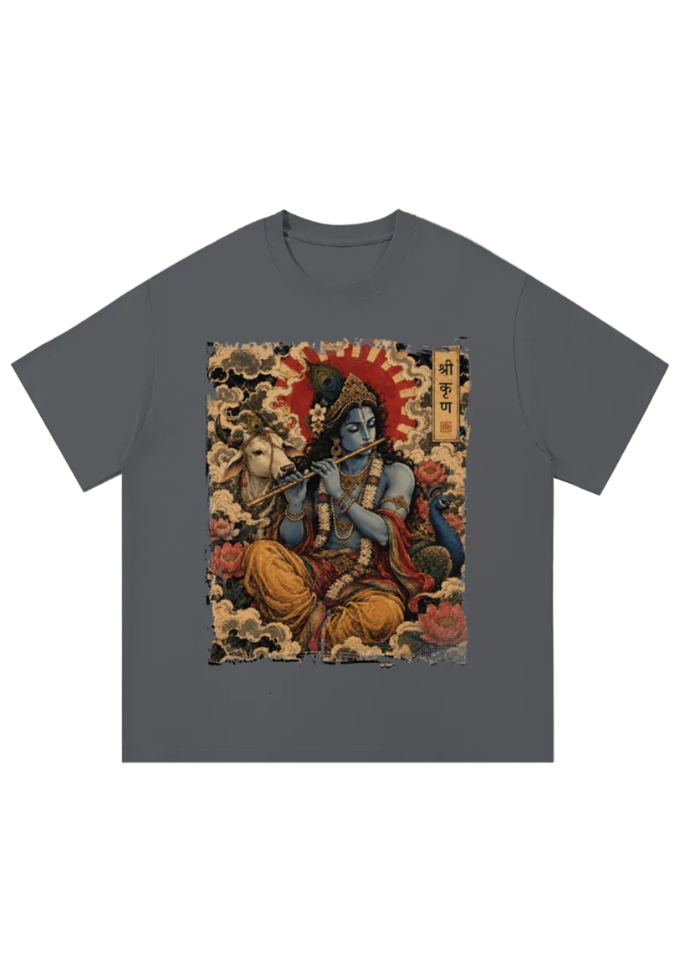 Lord Krishna Tattoo T-Shirt