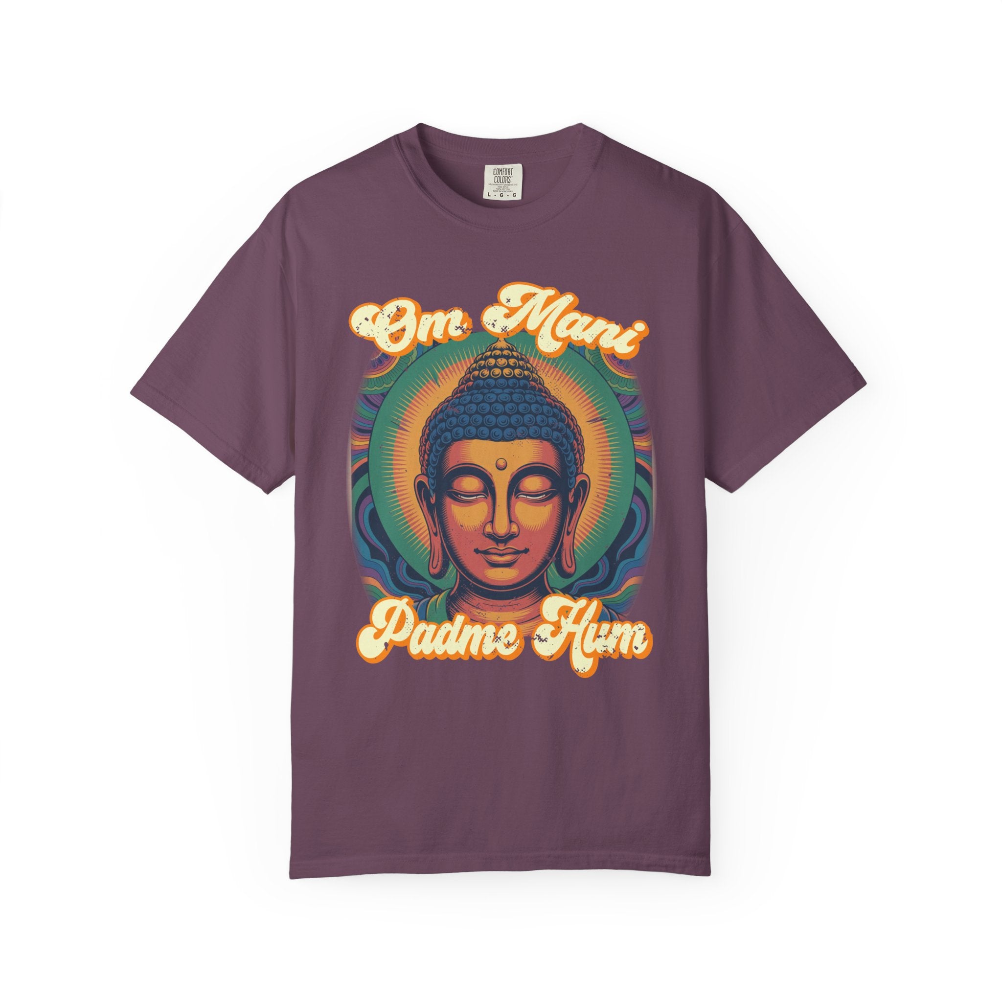 Om Mani Padme Hum T-Shirt – Tibetan Buddhist Mantra Meditation Tee