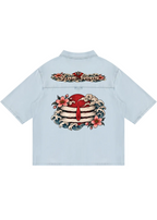 Japanese Cherry Blossom Shiva Vintage Wash Lyocell Shirt