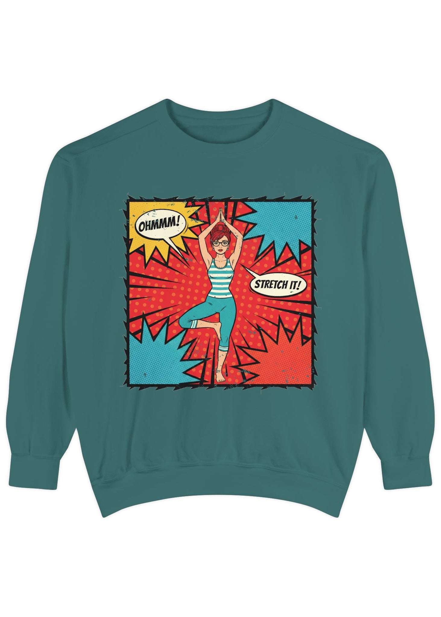 Retro Comic Yoga Sweatshirt