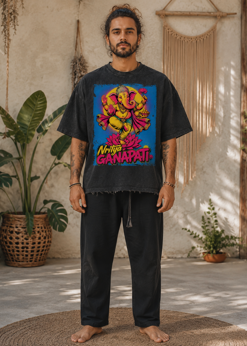 Nritya Ganapati Vintage Graphic Tee