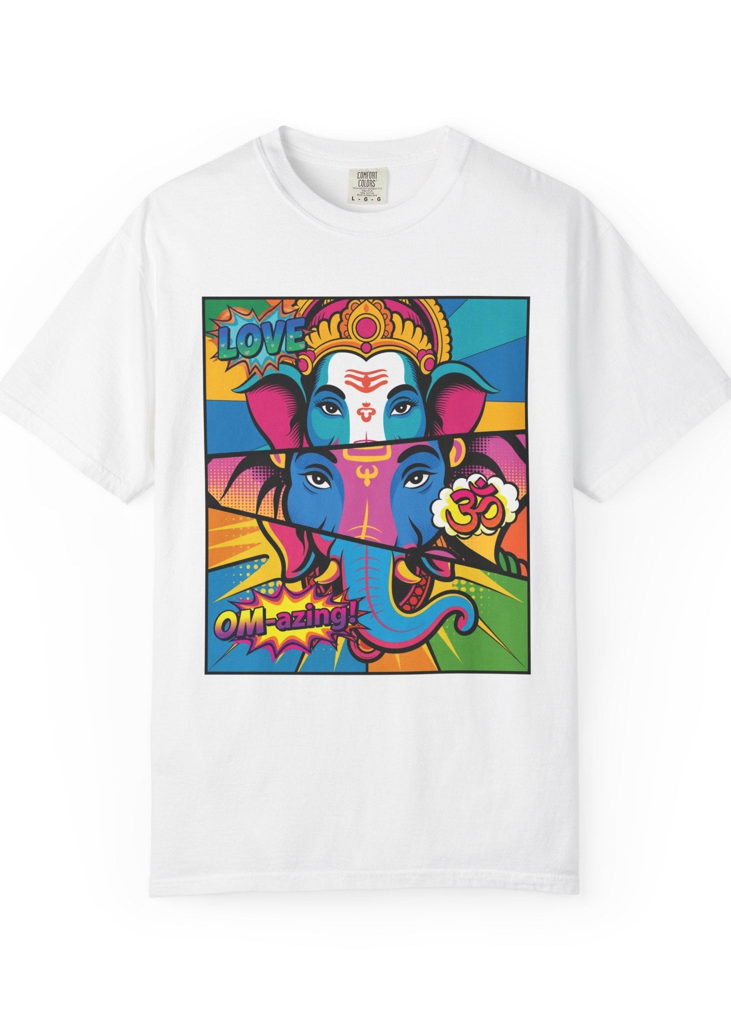 Pop Art Lord Ganesha “OM-azing” T-Shirt