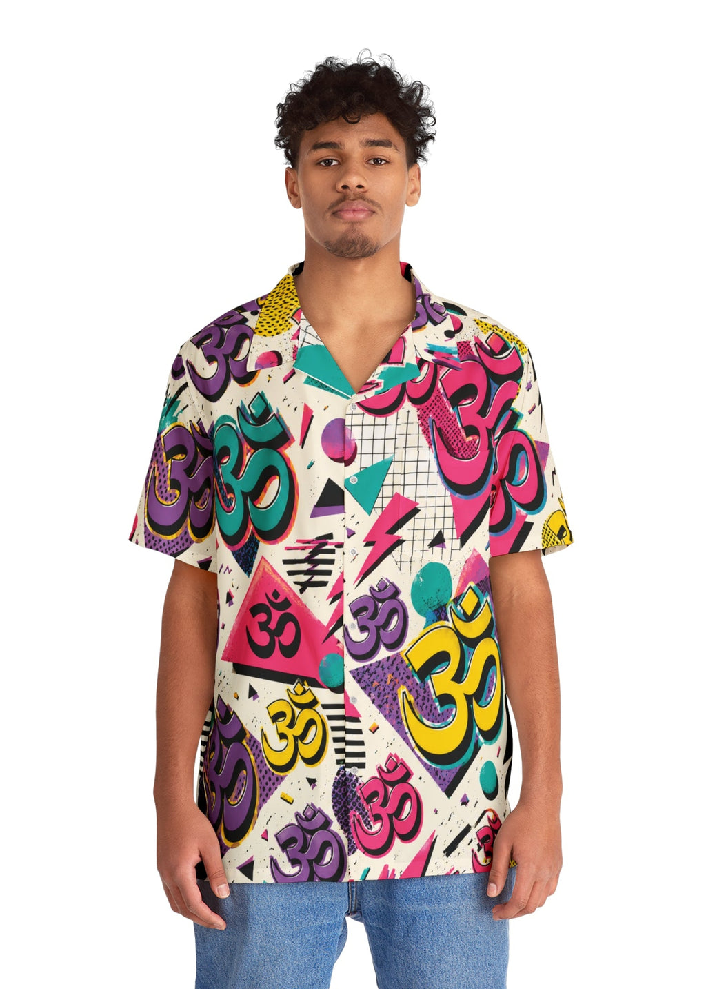 Retro Om Pop Art Hawaiian Shirt