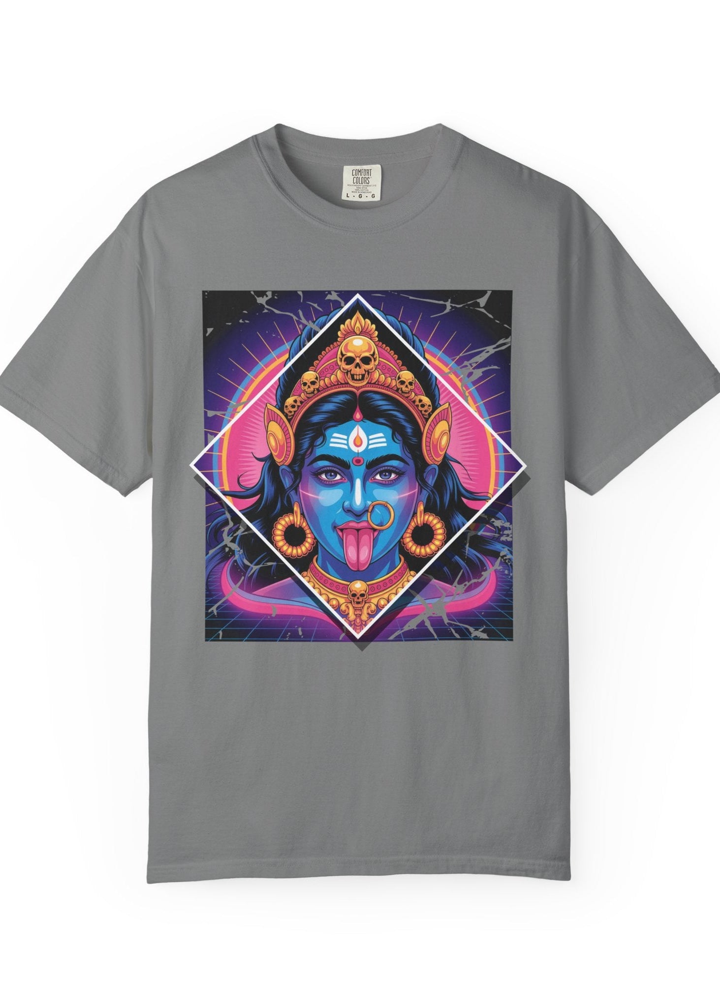 80s Neon Maa Kali Graphic Tee