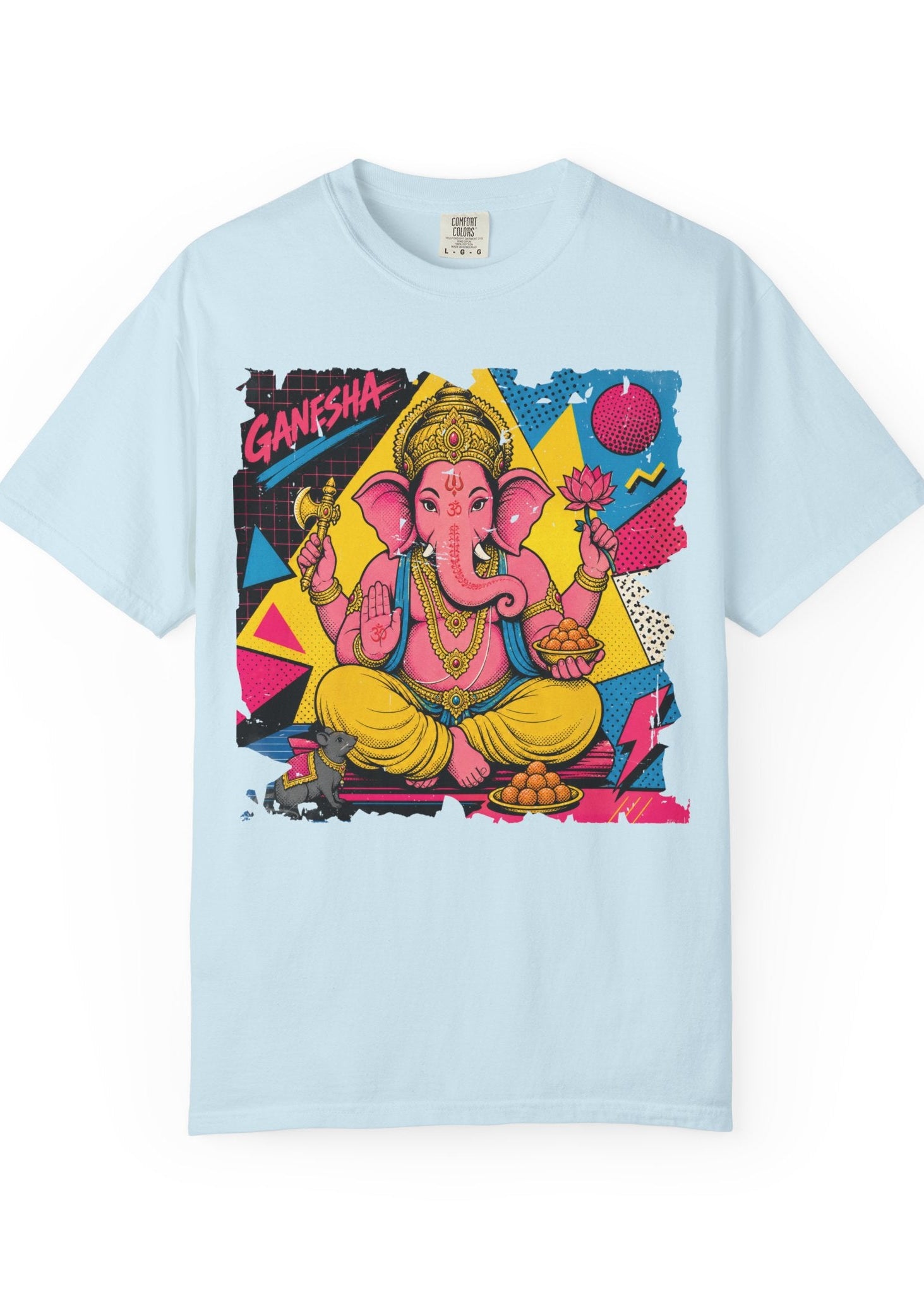 80s Pop Art Lord Ganesha Graphic T-Shirt