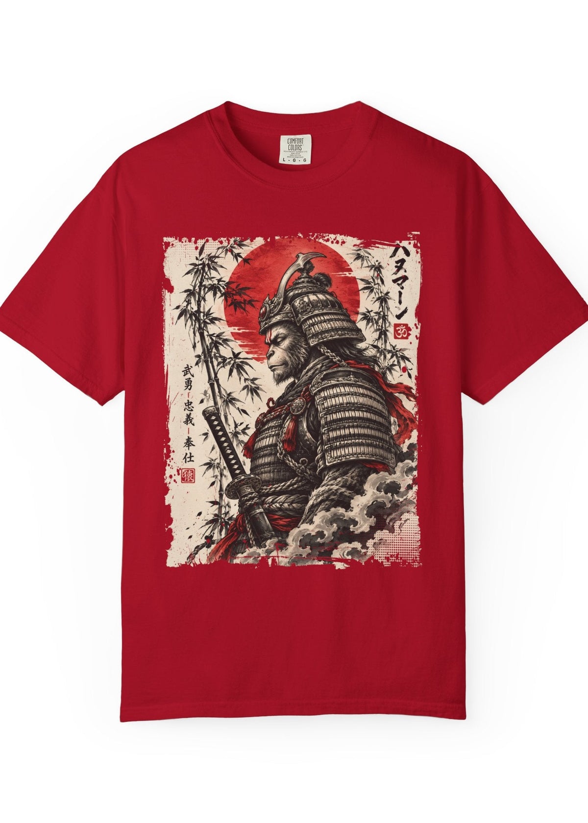 Hanuman Samurai Japanese Tattoo T-Shirt