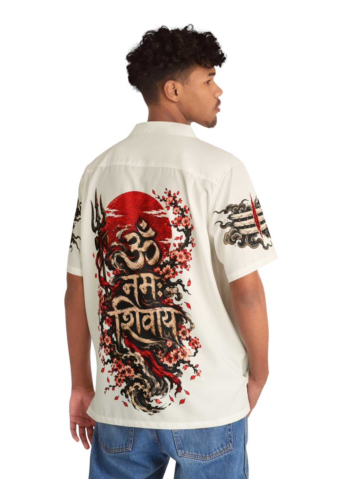 Lord Shiva Om Namah Shivaya Japanese Tattoo Hawaiian Shirt