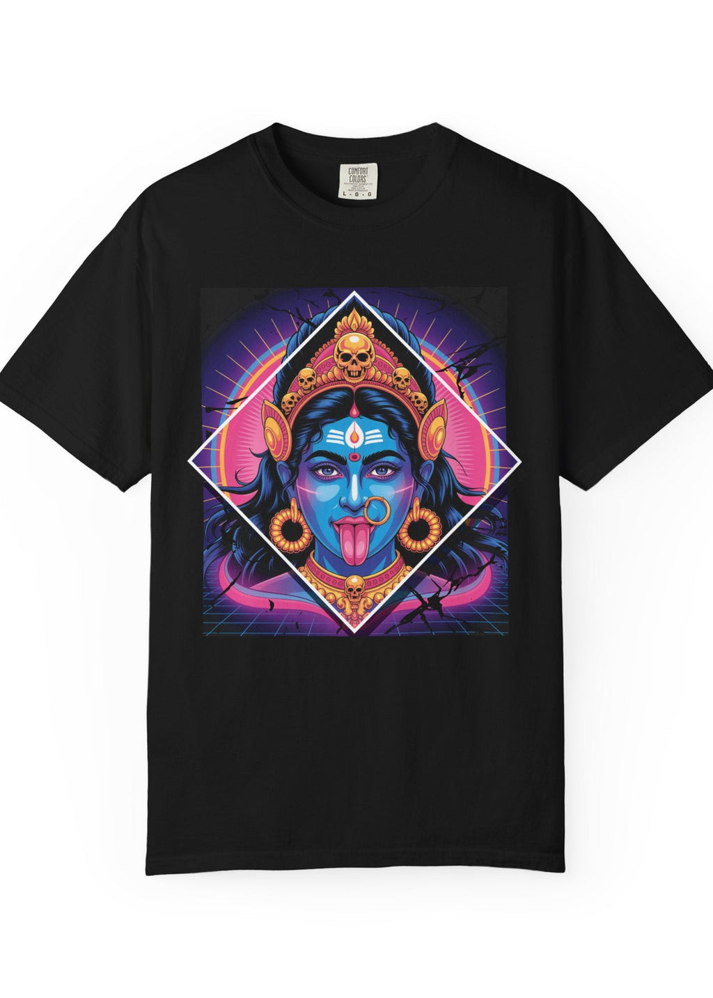 80s Neon Maa Kali Graphic Tee