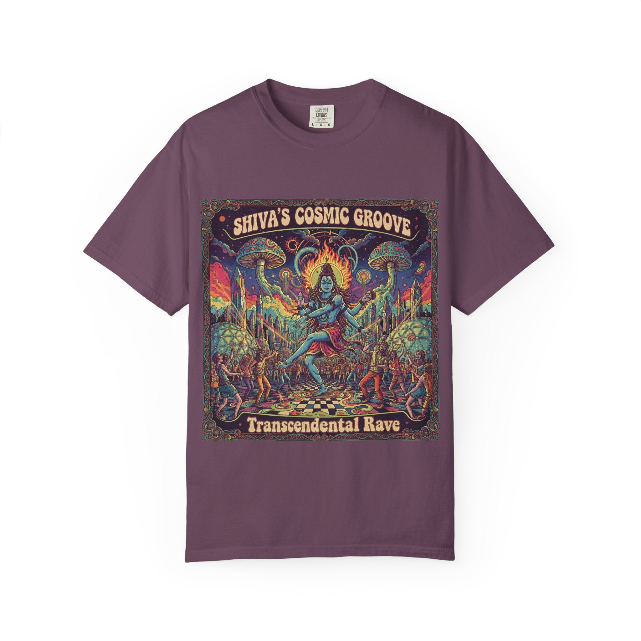 Shiva's Cosmic Groove T-Shirt – Transcendental Rave Psychedelic Graphic Tee