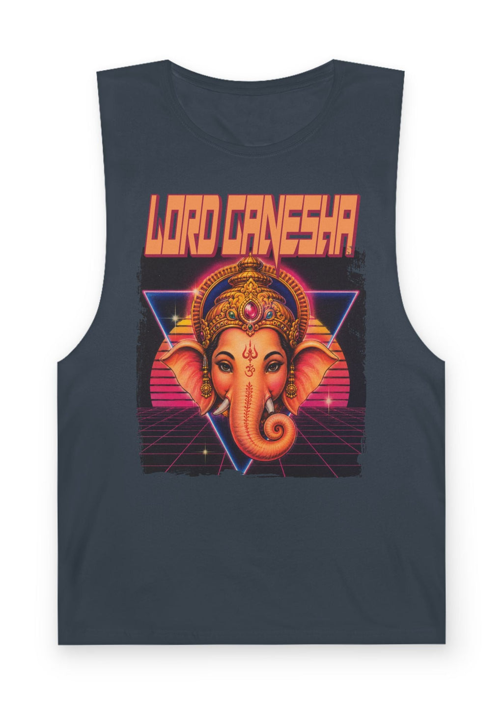 80s Synthwave Lord Ganesha Tank Top
