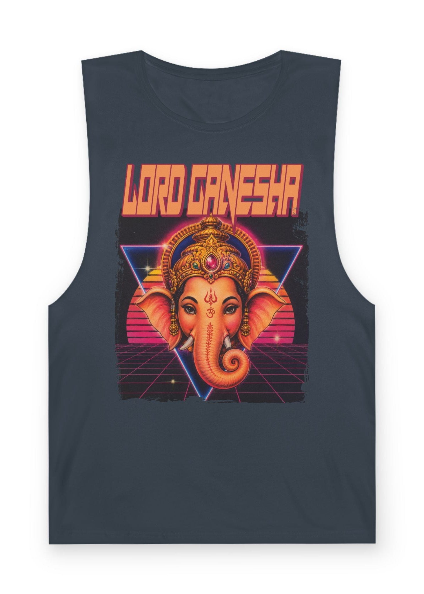 80s Synthwave Lord Ganesha Tank Top