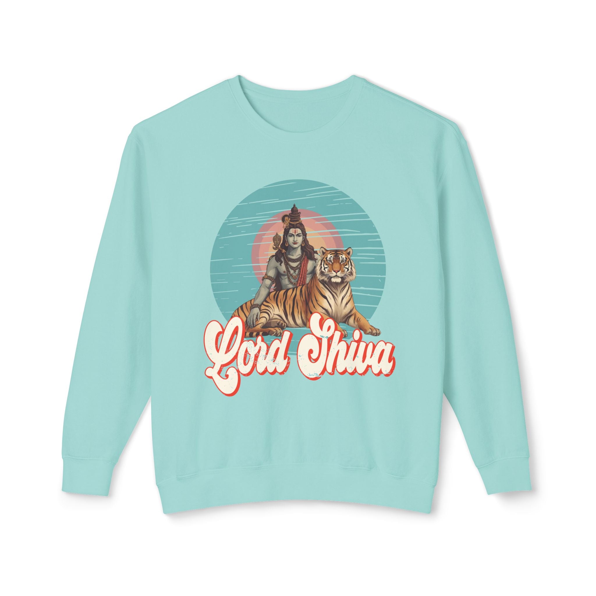 Lord Shiva Sweatshirt – Retro Hindu Spiritual Art Crewneck